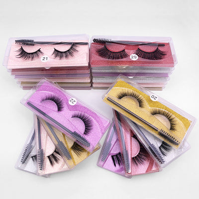 Pestañas Postizas 3D de Visón Sintético - Set de 1 Par con Aplicador - Image 16