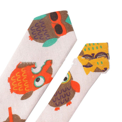 Corbata Estampada Algodón y Lino Animales y Plantas - Versión Angosta 6cm - Image 30