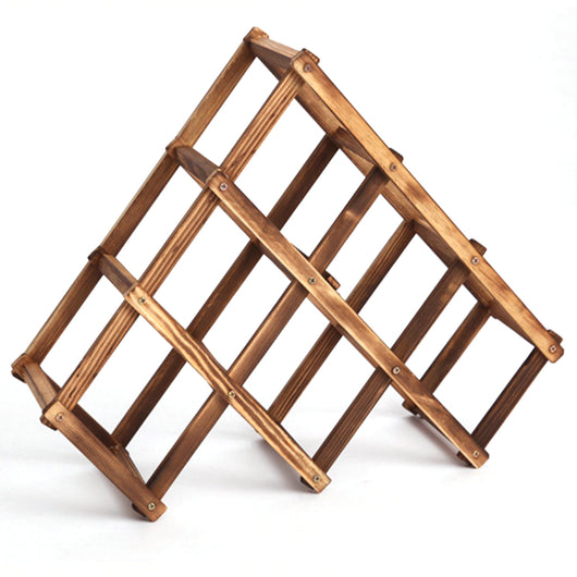 Soporte Plegable para Vino en Madera Maciza Premium - Image 9