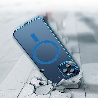 Funda Magnética Transparente de Seguridad para iPhone 12 Pro Max