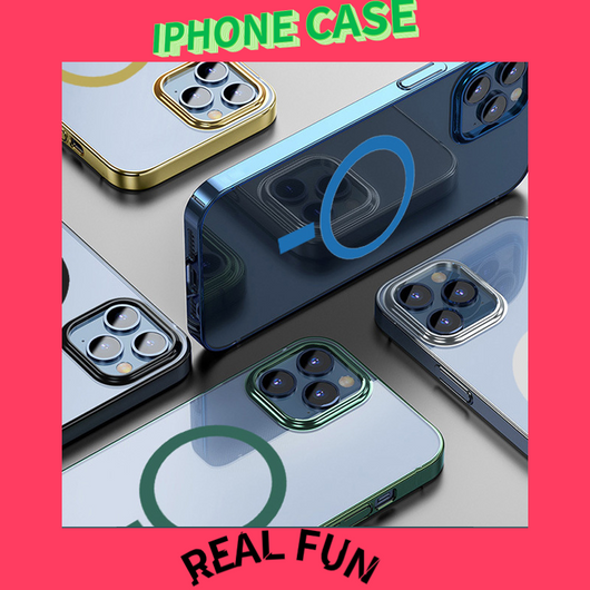 Funda Magnética Transparente de Seguridad para iPhone 12 Pro Max - Image 11