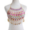 Sexy Beach Color Matching Halter Coin Body Chain One Size