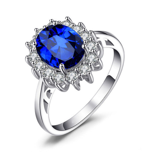 Anillo de Circonita con Seis Garras de Diamante - Image 7
