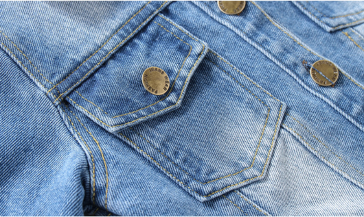 Chaqueta Vaquera Infantil con Parches - Abrigo de Manga Larga - Image 17