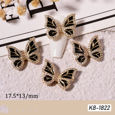 Joyería de Uñas con Mariposas Móviles y Efecto Brillante - Image 10