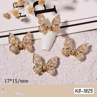 Joyería de Uñas con Mariposas Móviles y Efecto Brillante - Image 16