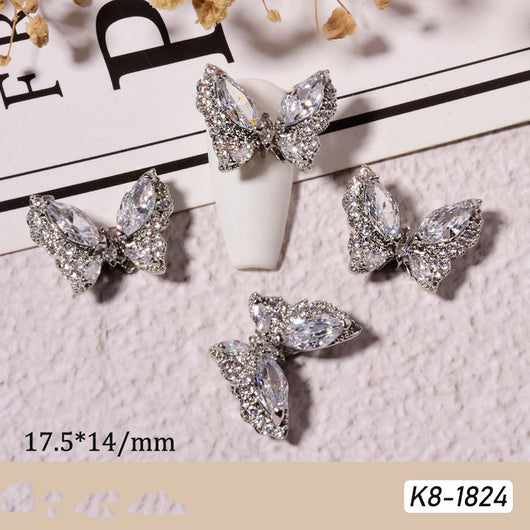 Joyería de Uñas con Mariposas Móviles y Efecto Brillante - Image 7