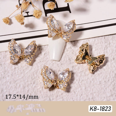 Joyería de Uñas con Mariposas Móviles y Efecto Brillante - Image 6