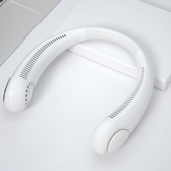 Ventilador Portátil Sin Aspas con Carga USB - Silencioso y Manos Libres