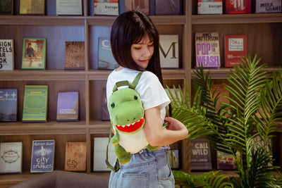 Mochila Infantil Dinosaurio T-Rex Tiranosaurio Peluche para Niños - Image 4