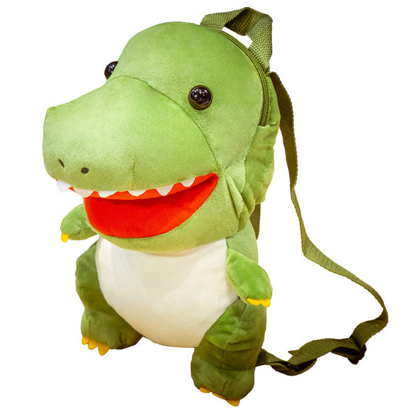 Mochila Infantil Dinosaurio T-Rex Tiranosaurio Peluche para Niños