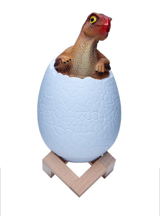 Lámpara Infantil LED Táctil Huevo de Dinosaurio - 16 Colores con Control Remoto - Image 6