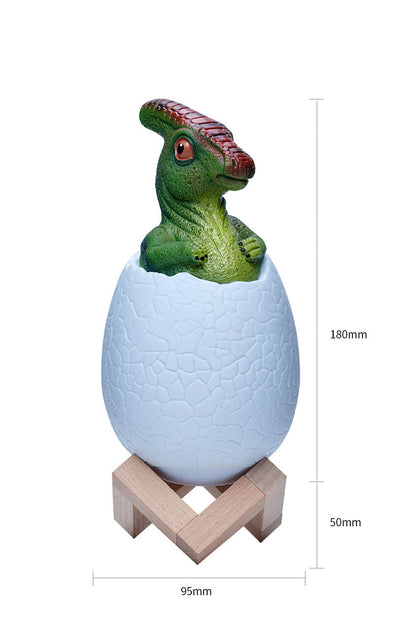 Lámpara Infantil LED Táctil Huevo de Dinosaurio - 16 Colores con Control Remoto - Image 7