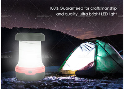 Lámpara Solar LED Portátil para Camping con Carga USB y Diseño Plegable - Image 8