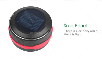 Lámpara Solar LED Portátil para Camping con Carga USB y Diseño Plegable - Image 10