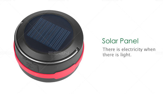 Lámpara Solar LED Portátil para Camping con Carga USB y Diseño Plegable - Image 10