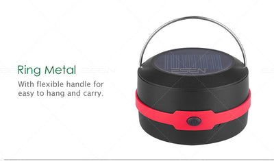 Lámpara Solar LED Portátil para Camping con Carga USB y Diseño Plegable - Image 6