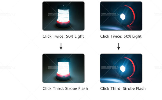 Lámpara Solar LED Portátil para Camping con Carga USB y Diseño Plegable - Image 9
