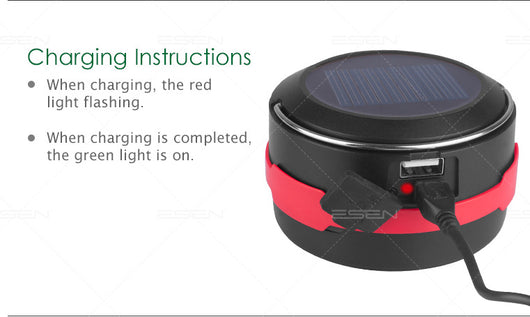 Lámpara Solar LED Portátil para Camping con Carga USB y Diseño Plegable - Image 12
