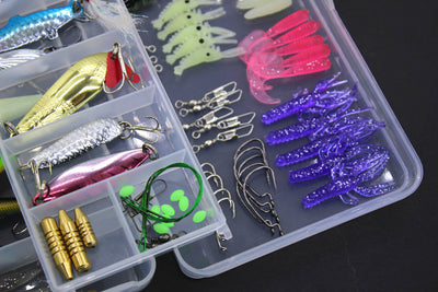Set de Cebos Suaves Brillantes para Pesca - Image 15