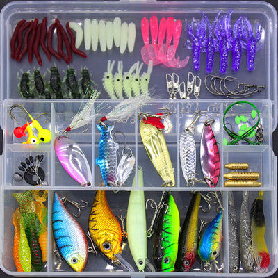 Set de Cebos Suaves Brillantes para Pesca