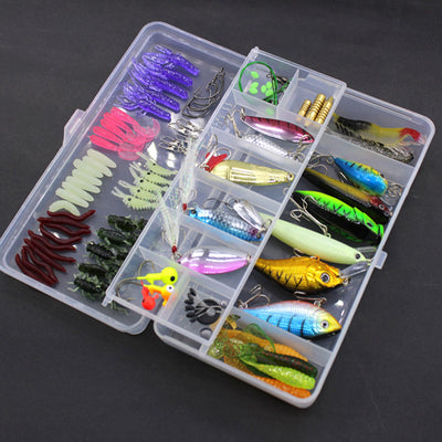 Set de Cebos Suaves Brillantes para Pesca - Image 2