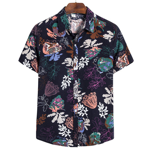 Camisa Hawaiana Suelta para Hombre - Estilo Retro Casual de Playa - Image 4