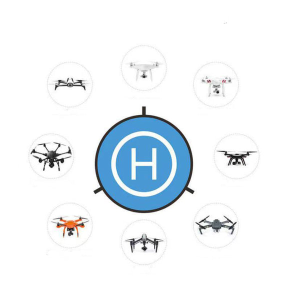 Plataforma de Aterrizaje Portátil 110cm para Drones - Pad Plegable Profesional