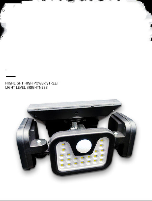 Lámpara Solar Giratoria 360° para Exteriores - Luz de Pared Triple Ajustable - Image 9