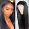 Peluca Frontal de Encaje Cabello Liso Largo Natural