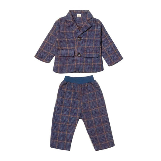 Traje Formal Infantil Estilo Británico Coreano Otoño - Conjunto de Dos Piezas - Image 7