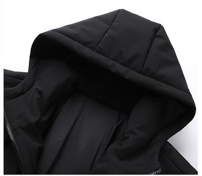 Chaqueta Corta de Algodón con Capucha para Hombre - Image 14