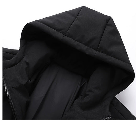 Chaqueta Corta de Algodón con Capucha para Hombre - Image 14