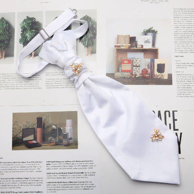 Traje Ejecutivo Blanco con Textura Perlada y Corbata Incluida - Image 19