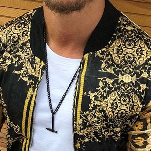 Chaqueta Casual Estampado Leopardo Slim Fit para Hombre - Estilo Europeo - Image 9