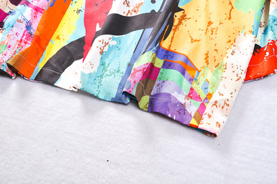 Kimono Japonés Unisex con Diseño Graffiti - Abrigo Protector UV Manga 3/4 Ligero - Image 3