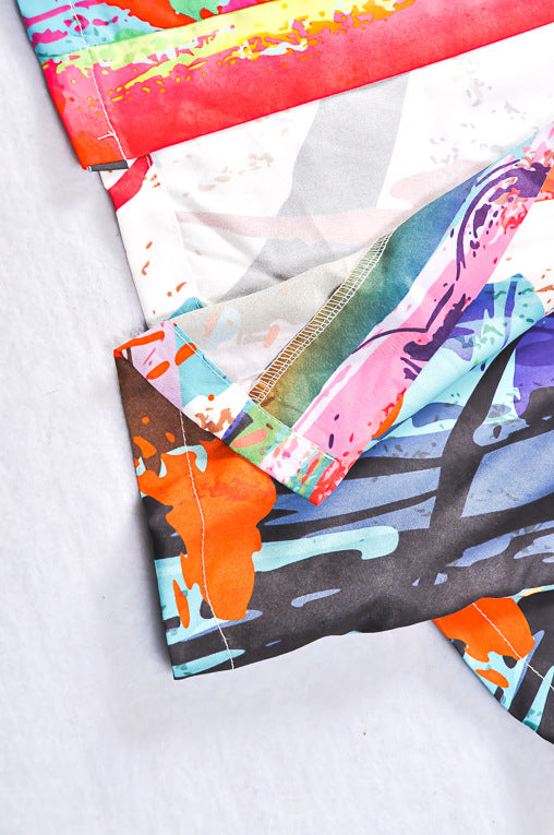 Kimono Japonés Unisex con Diseño Graffiti - Abrigo Protector UV Manga 3/4 Ligero - Image 5