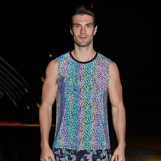 Chaleco Deportivo Reflectante para Hombre - Top Sin Mangas para Correr y Fitness - Image 6