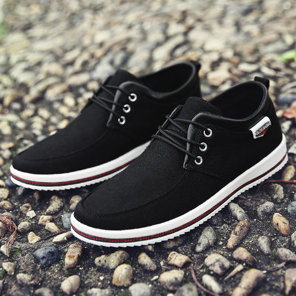 Zapatos de Lona Tejida Ligeros con Suela Plana