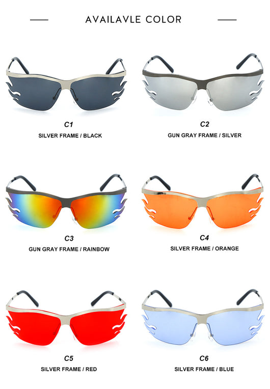 Gafas de Sol Deportivas Espejo Llama para Ciclismo y Actividades Outdoor - Image 17
