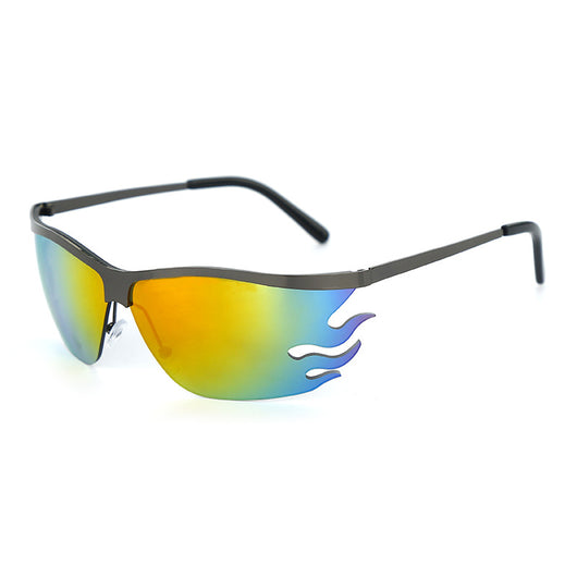 Gafas de Sol Deportivas Espejo Llama para Ciclismo y Actividades Outdoor - Image 5
