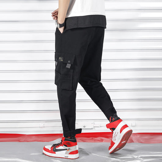 Pantalones Cargo Hombre 9/10 Multibolsillo Tendencia Premium - Image 3