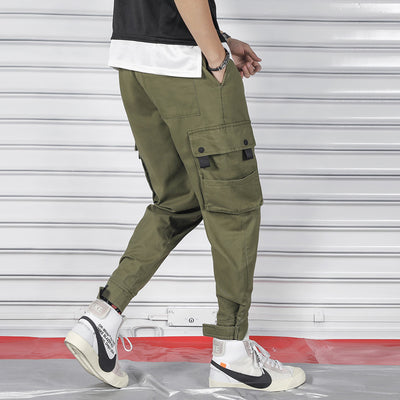 Pantalones Cargo Hombre 9/10 Multibolsillo Tendencia Premium - Image 4