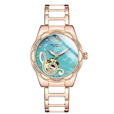 Reloj Mecánico de Lujo para Mujer con Cerámica Premium - Image 7