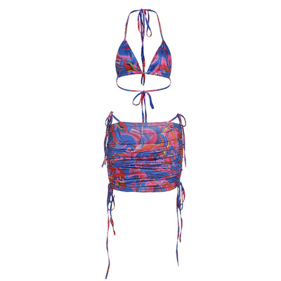 Conjunto de Verano Elegante: Chaleco Ajustado + Falda Mini Casual para Mujer - Image 5