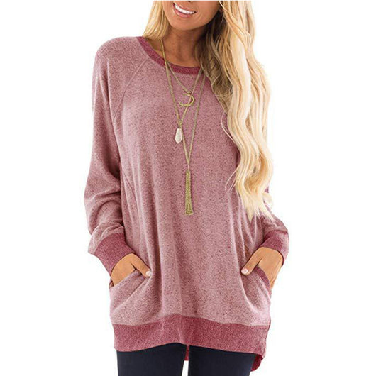 Sudadera de Invierno con Costuras Contrastantes - Manga Larga Casual - Image 12