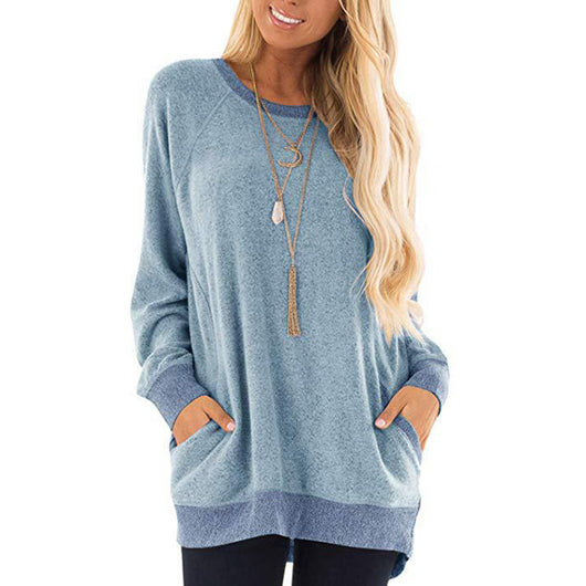 Sudadera de Invierno con Costuras Contrastantes - Manga Larga Casual - Image 13