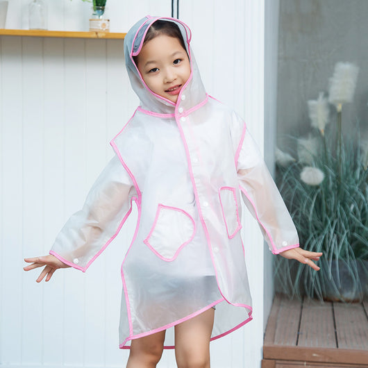 Impermeable Transparente para Niños - Abrigo Lluvia Unisex Poliéster - Image 9
