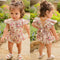 Enterizo Floral para Bebés y Niñas Pequeñas