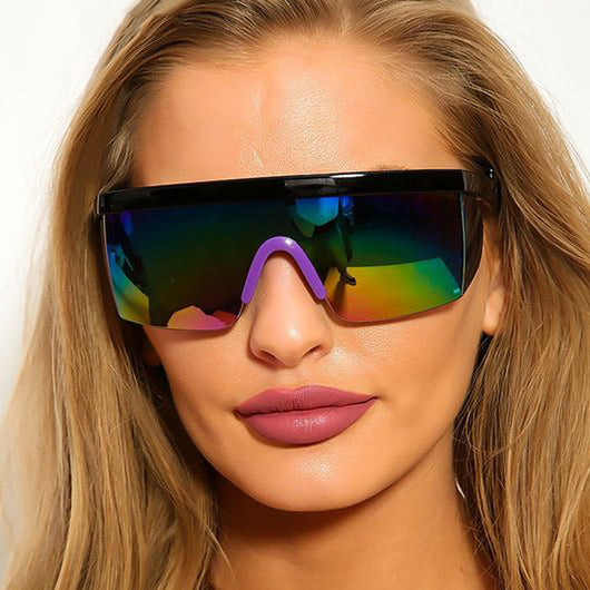 Gafas de Sol Oversized One Piece con Marco Grande - Lentes Graduables para Uso Diario - Image 9